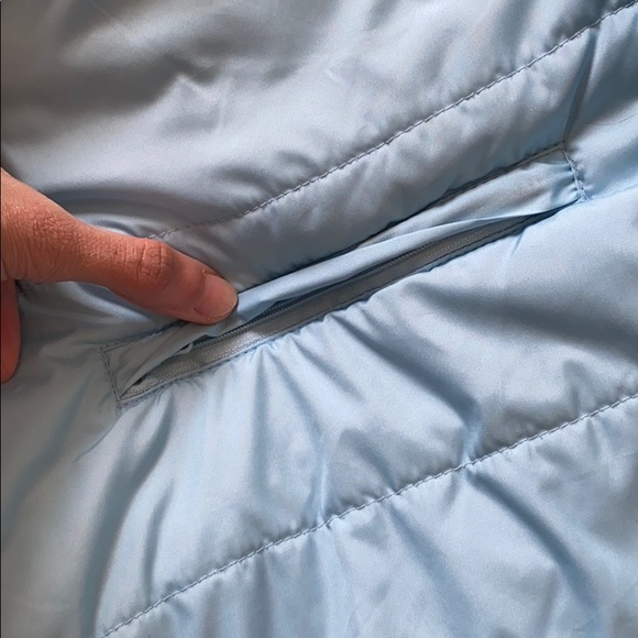 Sky Blue Parka puffer coat - Picture 8 of 14